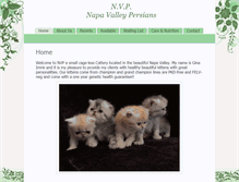 Tablet Screenshot of napavalleypersians.com